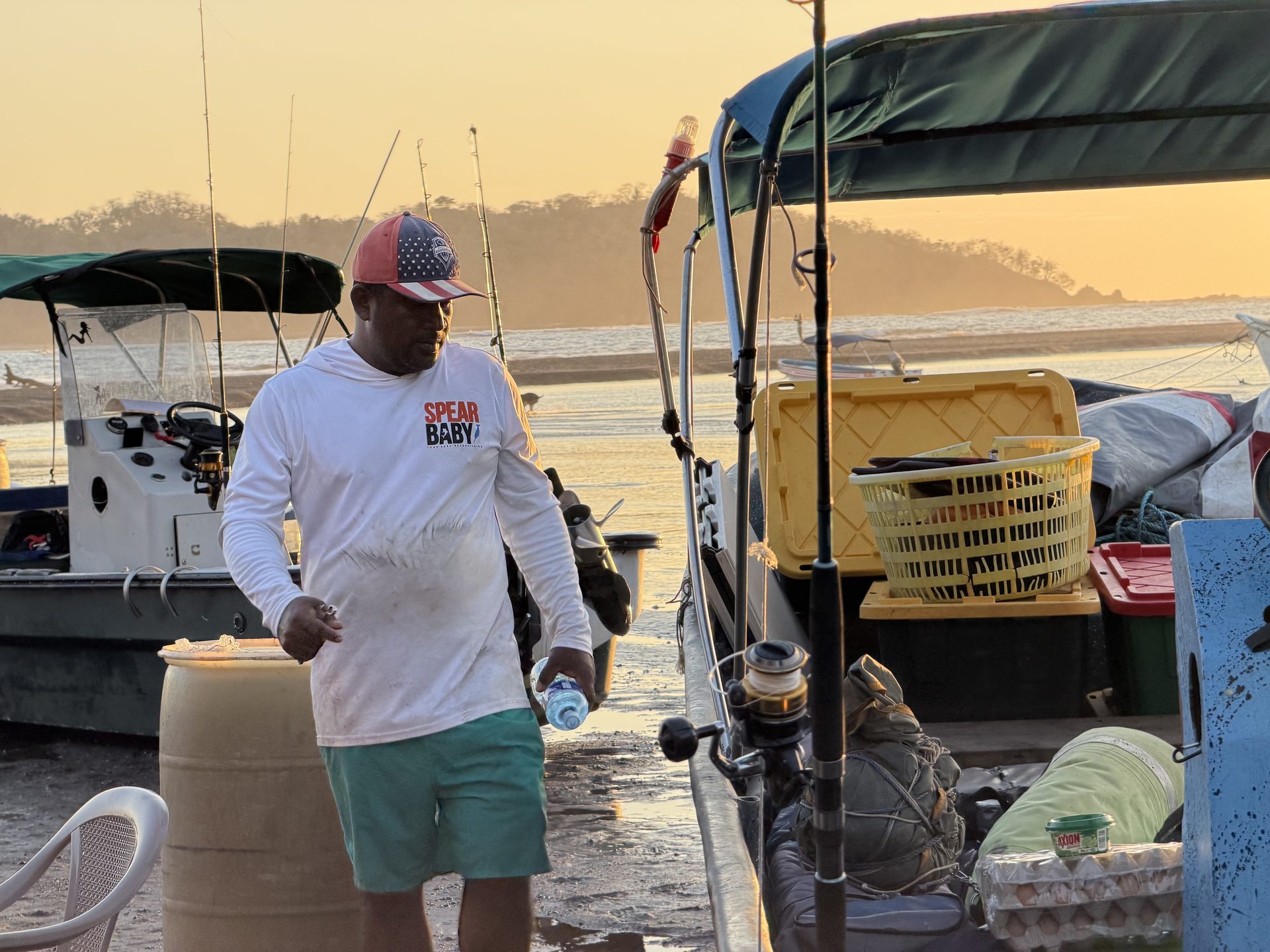 Orlando, captain and spearfishing guide at Spearbaby Santa Catalina Panama